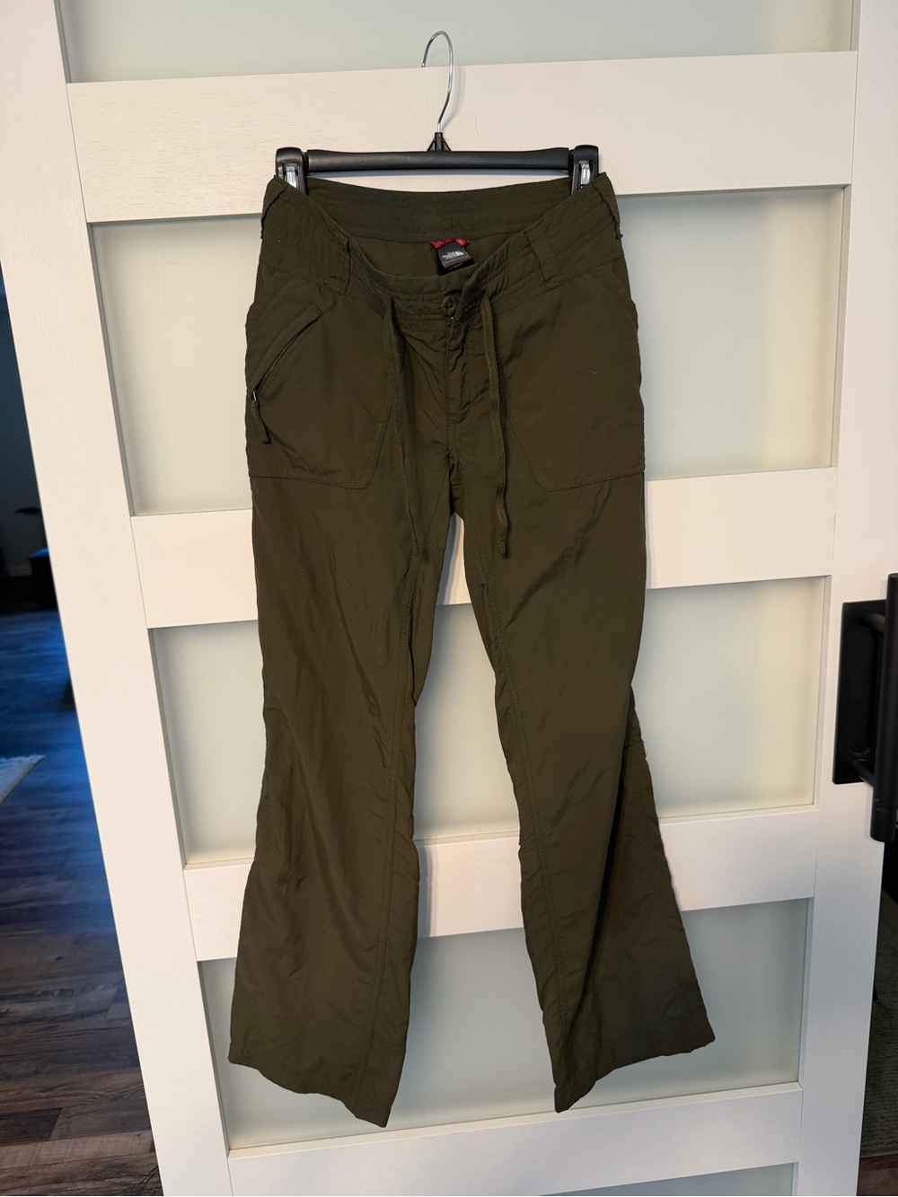 The North Face Women's Olive Green Cargo Pants with Drawstring